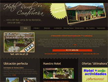 Tablet Screenshot of hotelcuadrovena.com